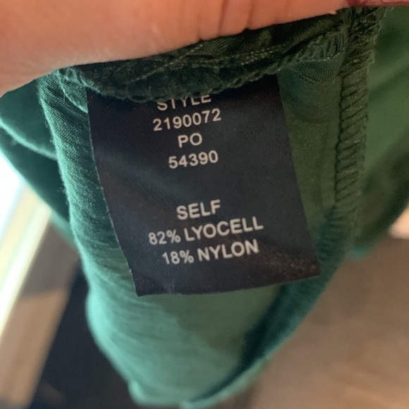 Emerald Green Current Air Long Sleeve Dress Size Medium EUC - Picture 9 of 11